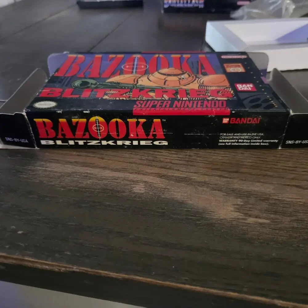 (SNES) Bandai Bazooka Blitzkrieg CIB
